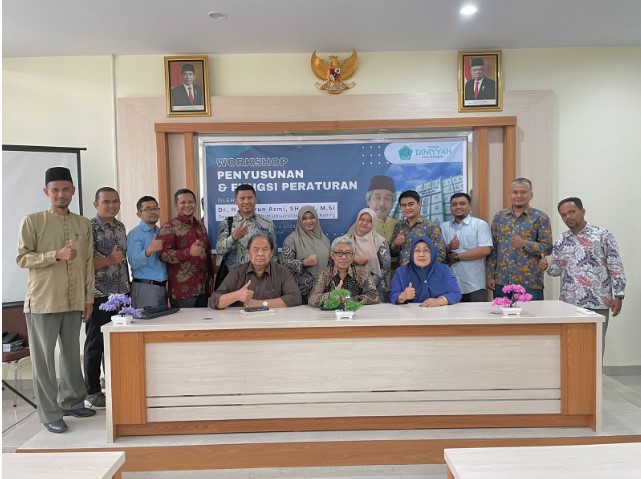 YAYASAN DINIYYAH PEKANBARU GELAR WORKSHOP PENYUSUNAN & FUNGSI PERATURAN